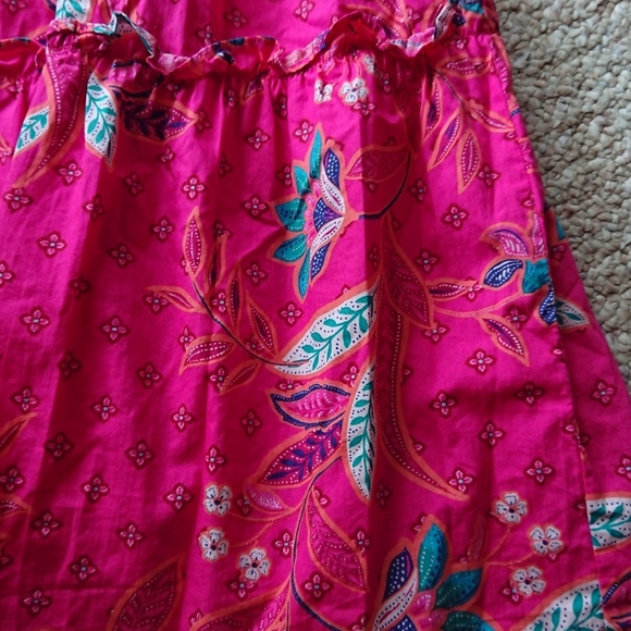 Sugarlips Pink Smocked Flutter Sleeve Sundress size XS - Picture 9 of 15